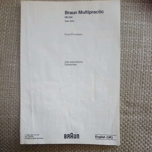 Braun multipractic food - multipractic,