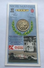 ~Simply Coins~ 1993 ISLE OF MAN NIGEL MANSELL BU TWO 2 POUND COIN PACK/CARD
