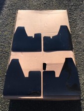 Set of Escort Mk2 Pre - Cut Mud flaps Tarmac 4 Piece Shaped MudFlaps