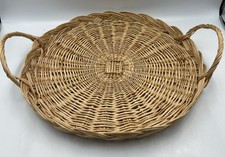 Vintage Round Circular Wicker