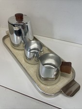 Sona Vintage Retro Tea/Coffee Set With Warerite Tray