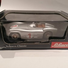 Schuco Classic Clockwork Tinplate Car Mercedes W196 Stromlinie Boxed