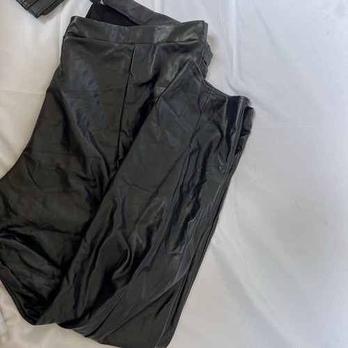 Boohoo black pvc - , leggings