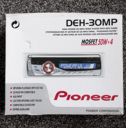 Bluetooth pioneer deh 30mp car - bluetooth,