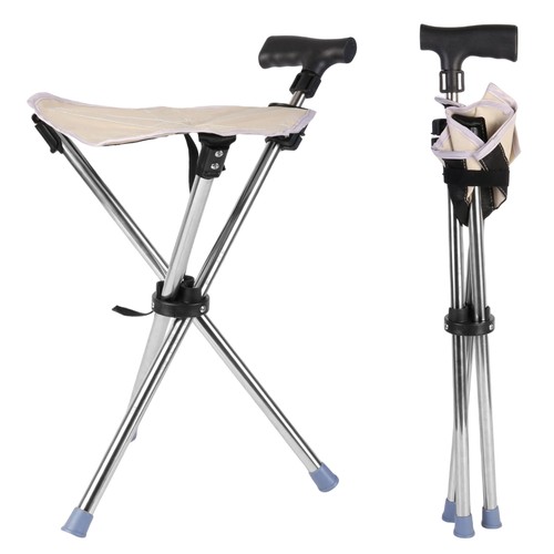 Folding portable walking stick - walking,