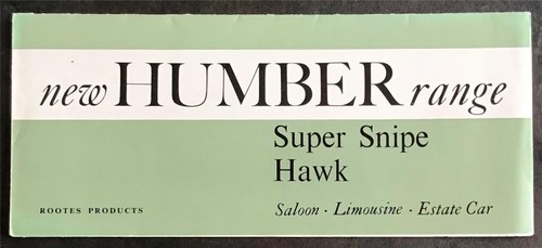 Humber range super snipe - humber,