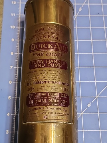 Antique general quick aid fire - aid,
