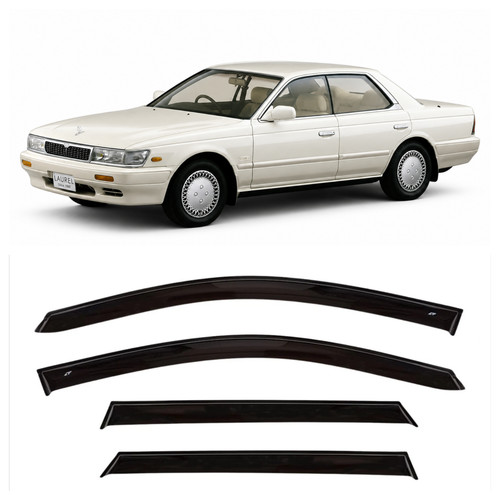Window visors rain guards fit - window,