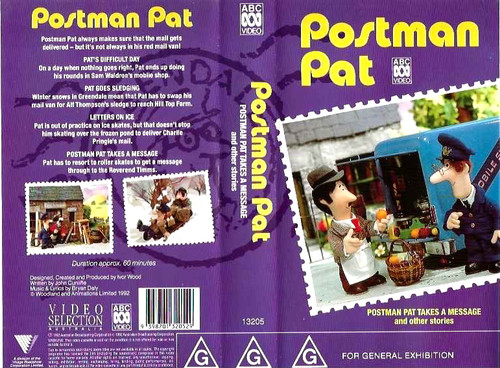 Postman pat take message and - postman, a