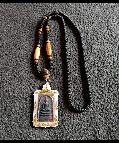 Thai buddha blackened copper - thai,