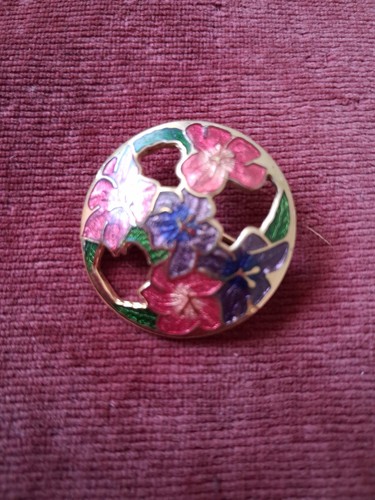 Vintage fish and - fish, enamel