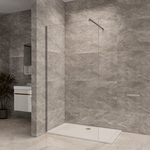 Walk shower screen panel - shower,