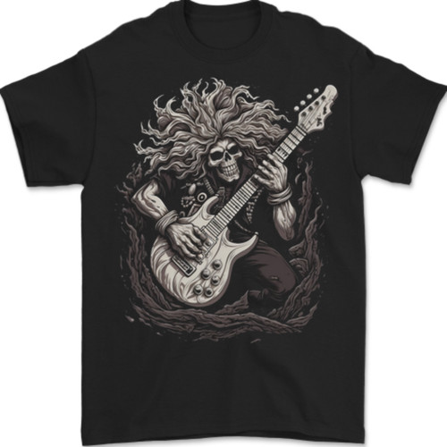 Heavy metal rock skull - heavy, guitar