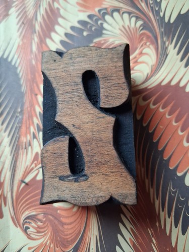 Wooden letterpress decorative - wooden,