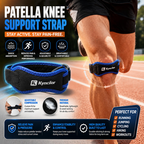 Patella knee strap - knee, adjustable