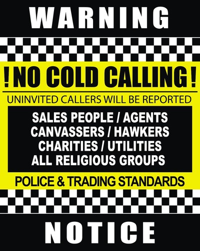 Cold calling door - 2x,