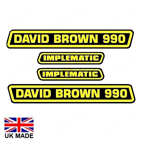 Decal set for - for, brown