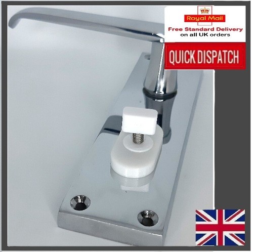 White traditional keyhole - white,
