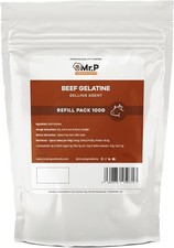 Mr.P Ingredients Beef Gelatine 100g 250 Bloom Powder Unflavoured Stabiliser Gel