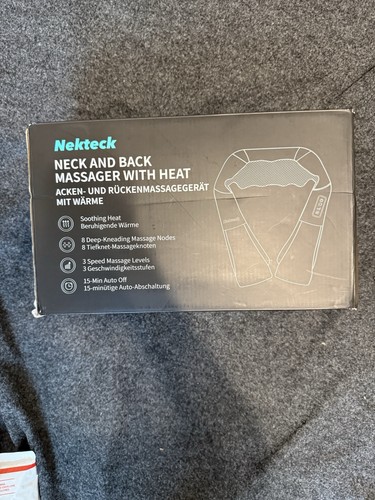 Nekteck neck back massager - nekteck,
