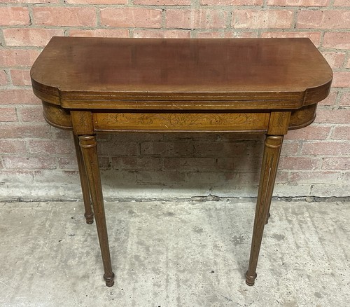 Victorian mahogany fold - mahogany, fold-over