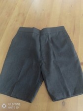 Grey school Shorts Elasticated