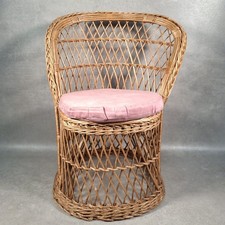 Vintage Small Wicker Rattan
