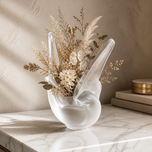 Lalique large entwined doves - large,