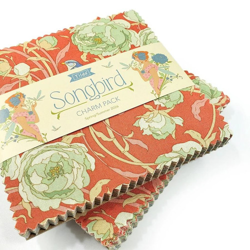 Tilda songbird charm pack 100 - tilda, 100%