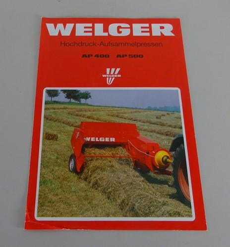 Brochure welger high pressure - brochure, high-pressure