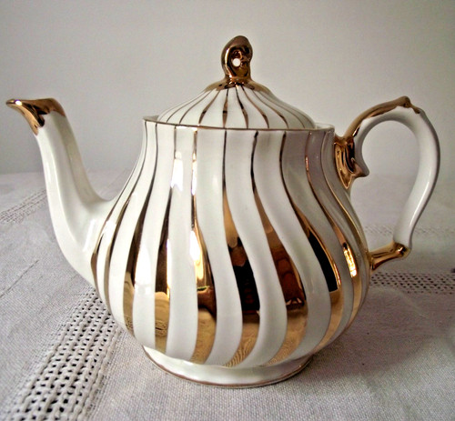 Sadler tea pot gold - gold, 1