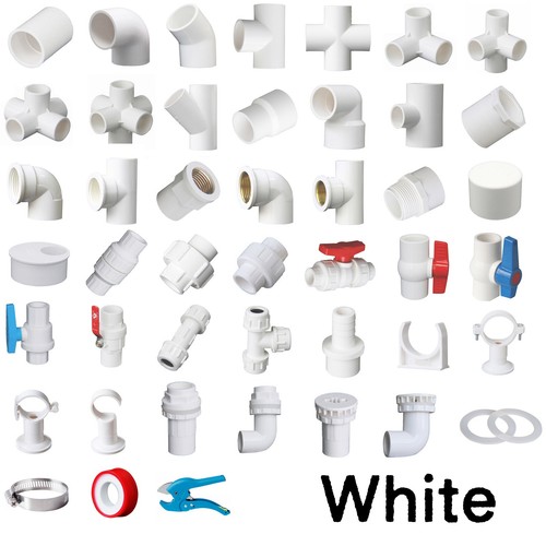 White pvc 25mm - 25mm, id