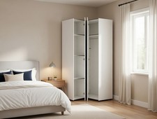 Nevis White Narrow 2 Door