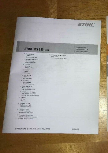 880 ms880 stihl chainsaw - stihl,