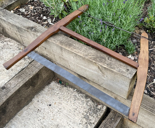 Vintage large wood - 27", bow