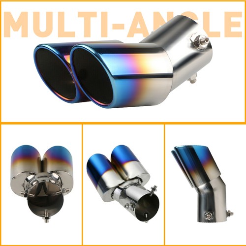Dual exhaust pipe tail muffler - dual,