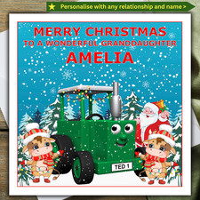 TRACTOR TED CHRISTMAS CARD
