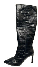 Dune London Pointed Stiletto Knee High Heeled Boots UK 6 EU 39 REF D85-