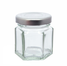 45ml Hexagonal Jam Jars Mini