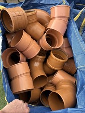 Underground Drainage Pipe Fittings 110mm & 160mm 2 Ton Bags  Full ( New ) £100