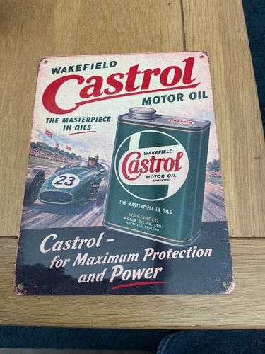 Castrol motor oil - oil, metal