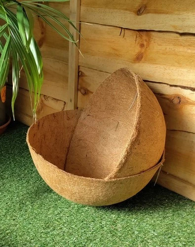Natural coco hanging basket - coco,