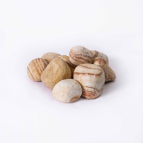 Rainbow sandstone pebbles - pebbles, |