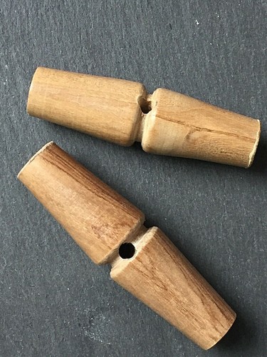 Large natural wooden coat - large,