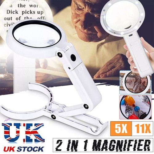 11x magnifying glass - 5x/11x,