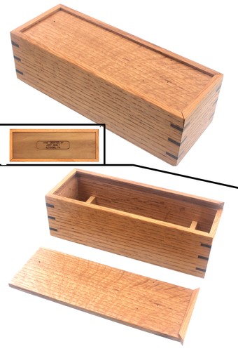 Oak tool storage box for - tool,