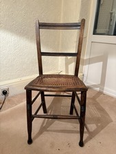 Edwardian Chair With Rattan