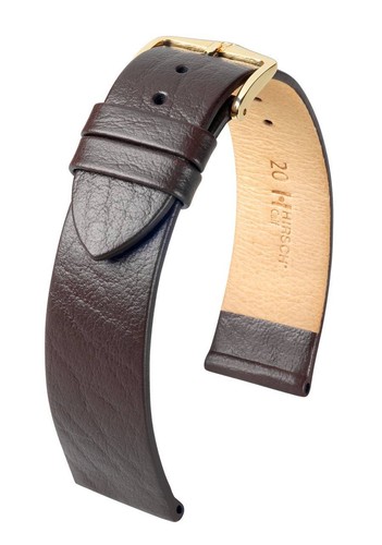 Hirsch calf brown watch - calf, mm