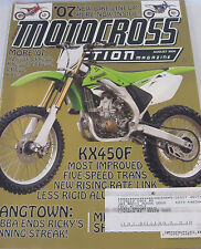 Motocross Action Magazine Aug 2006 07 YZ450 CRF250 KX250F CRF450 CRF50 KX65