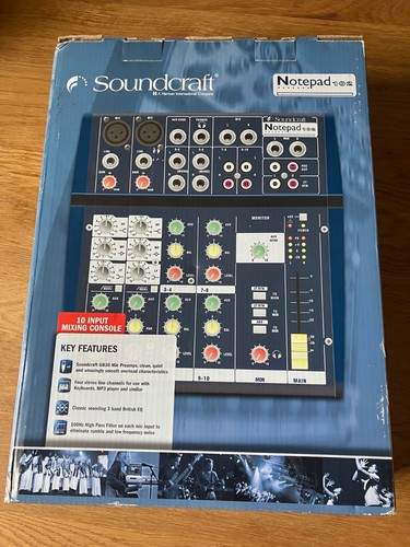 Soundcraft notepad 102 - soundcraft,